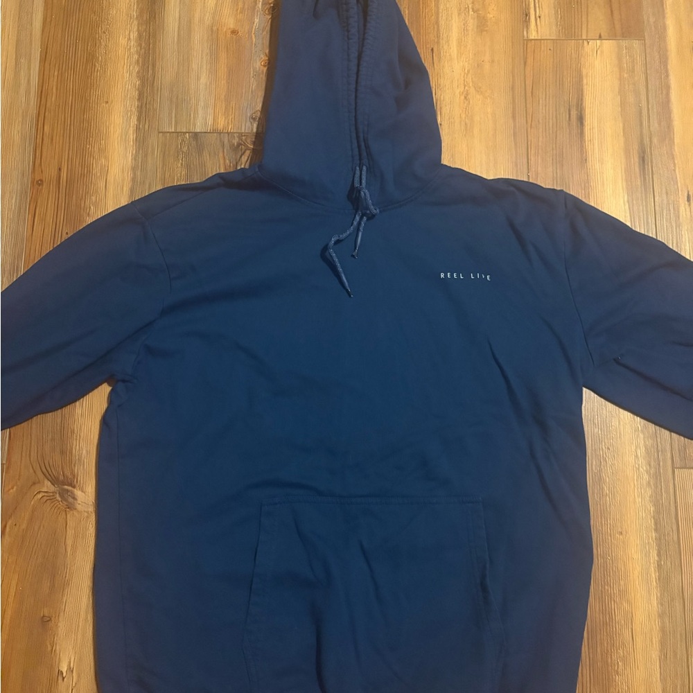 Men's Navy Blue Reel Life Sunset